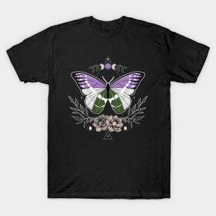 Genderqueer Butterfly LGBT Pride Flag T-Shirt